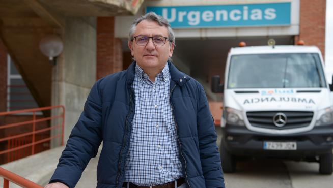 Jesús Martínez Burgui, presidente de la Junta de Personal del hospital Obispo Polanco de Teruel y médico de Urgencias.