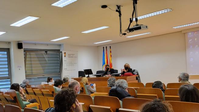Una de las sesiones celebrada en la Escuela Politécnica Superior de Huesca.