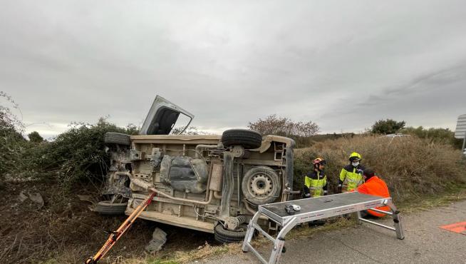 Imagen del vehículo tras el suceso