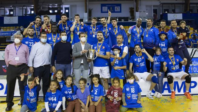 Melilla Sport Capital, campeón de la Copa del Rey de Voleibol.