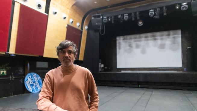 Sergio Vinadé, responsable de la empresa gestora de Las Armas, este jueves en unas instalaciones que no tienen actividad.