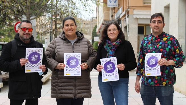 Iván Iturralde, Montserrat Travé, Yolanda Gracia y Rafael Aguerri