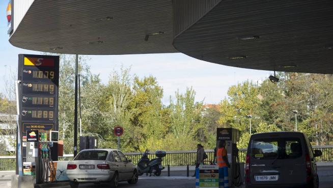 Gasolinera de paseo de la Mina de Zaragoza