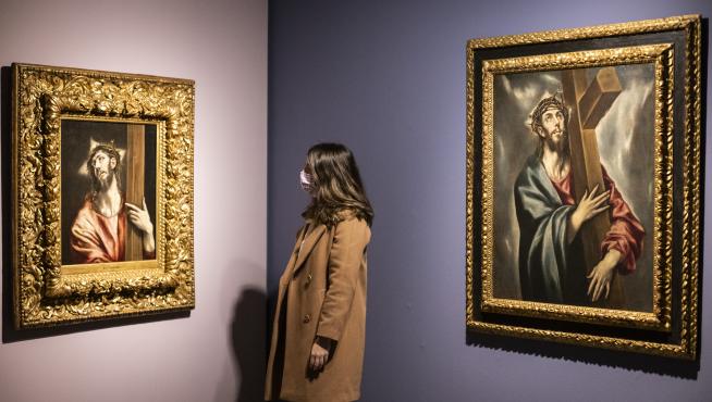La exposición 'El Greco. Los pasos de un genio’ en el Museo Goya.