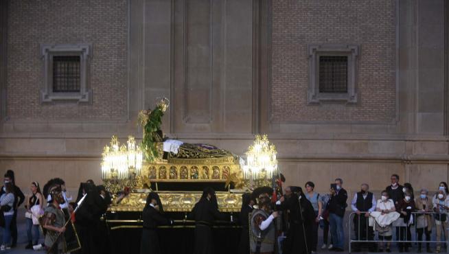 Procesión del Santo Entierro en Zaragoza.