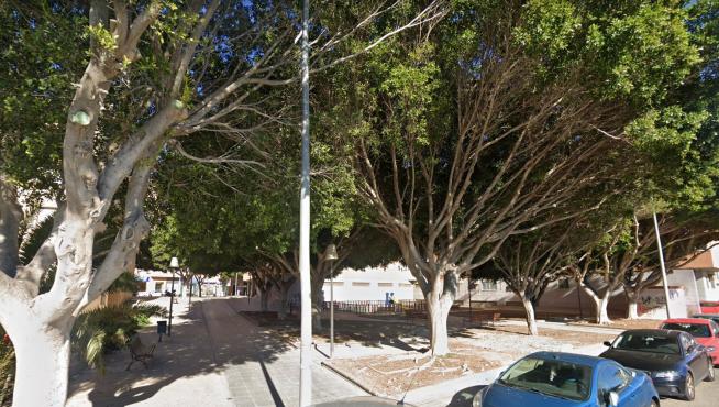 Parque en el que ocurrieron los hechos, en Almería.