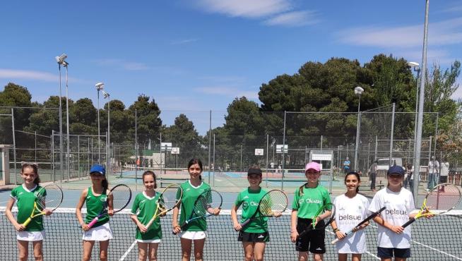 Las chicas del CT Osca ganaron la Consolación del Campeonato de Aragón Alevín.