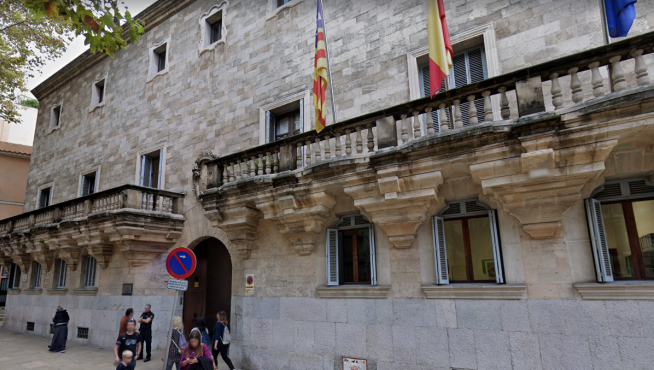 Una imagen del edificio de la Audiencia de Palma de Mallorca.