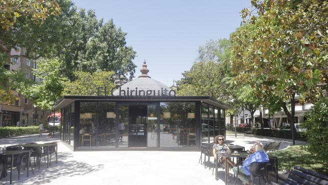 El Chiringuito, quiosco reformado del paseo de la Constitución de Zaragoza