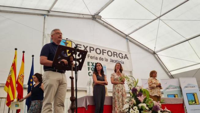 El consejero Olona ha participado en la entrega de premios y subasta de Expoforga