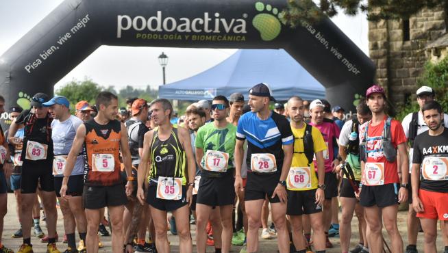 Momento previo a la salida en la Traschinepro Trail.