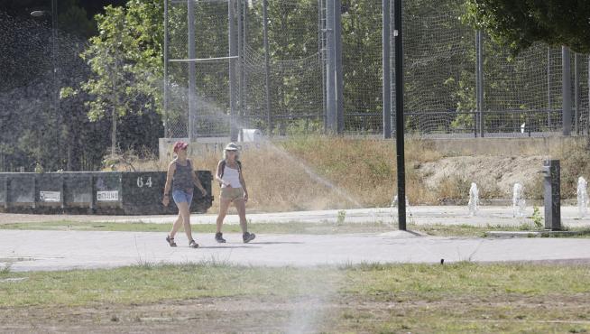 Ola de calor en Zaragoza, jueves 15 de junio de 2022