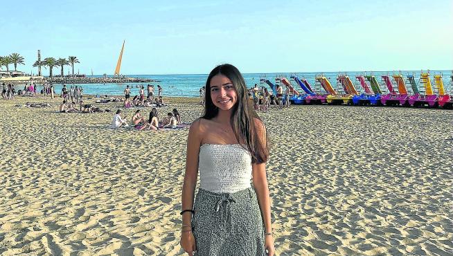 Ana Terrado, la mejor nota de la Evau en Aragón.