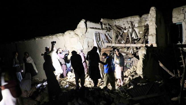 Fotos del terremoto en Afganistán