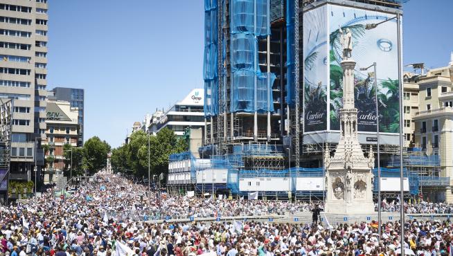 Manifestación contra la reforma de la ley del aborto
