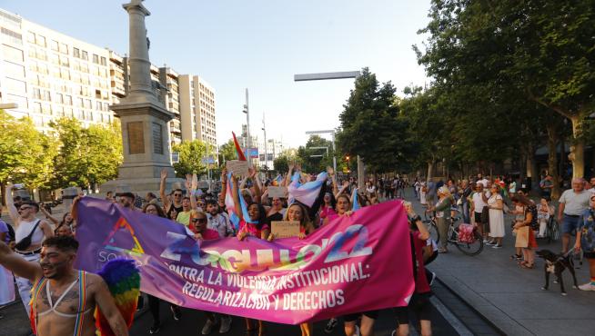 Manifestación del Orgullo en Zaragoza