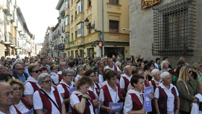 Acto de repulsa este lunes en Jaca contra una agresión sexual.
