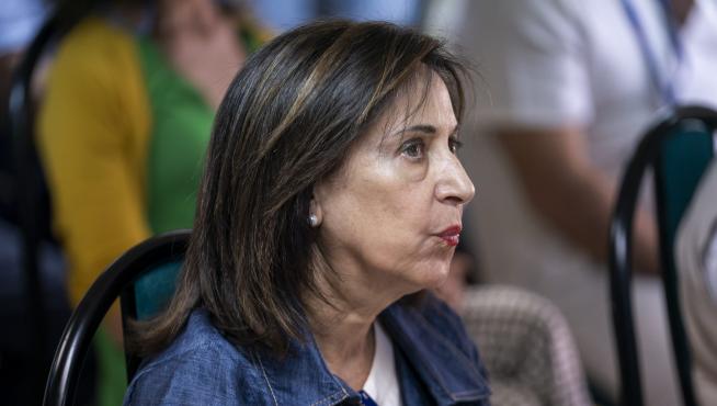 Margarita Robles, ministra de Defensa, este lunes.