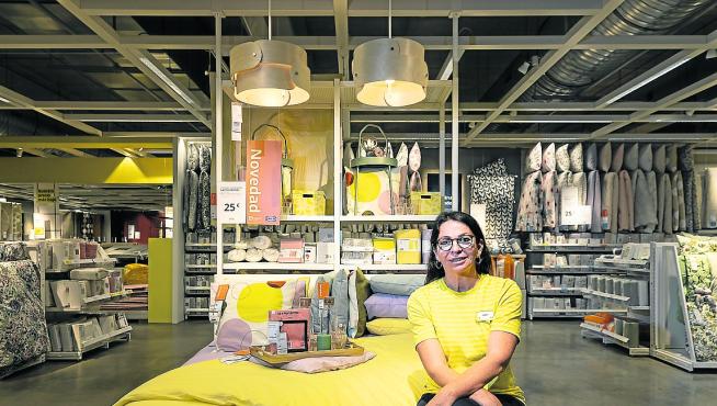 Fanny Giménez es directora de Ikea Zaragoza desde el pasado mes de octubre.