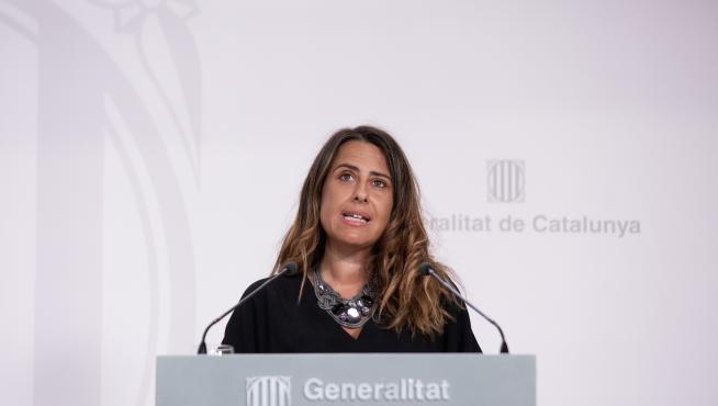 Patrícia Plaja, portavoz del Govern.