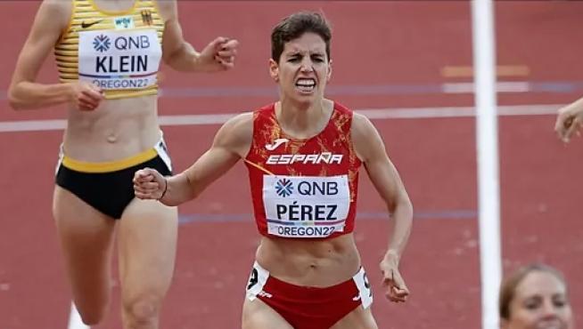 La soriana Marta Pérez se clasificó para la final de 1.500 en el mundial de Eugene.