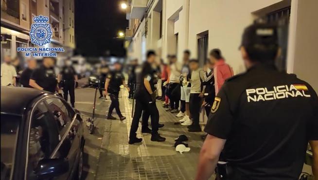 Operativo policial de este viernes en Zaragoza