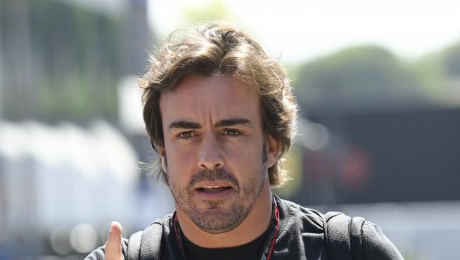 Fernando Alonso, en el Gran Premio de Hungría