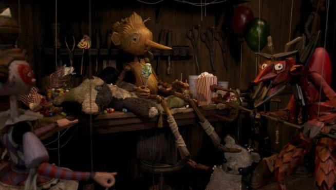 Fotograma de 'Pinochio', lo último de Guillermo del Toro.