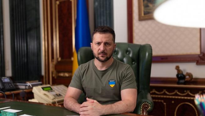 El presidente de Ucrania, Volodimir Zelenski