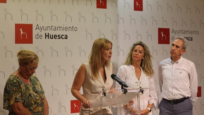 De izq. a drcha., Rosa Gerbas, Cristina de la Hera, Susana Lacostena y Salvador Cored.