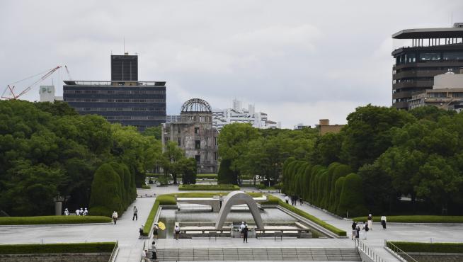 Vista desde el Museo de la Paz en Hiroshima.