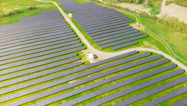 Granja fotovoltaica, en una imagen de archivo.
