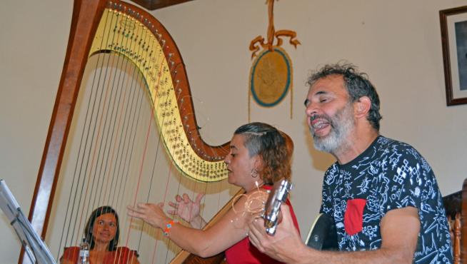 Presentación del festival Matarranya Íntim en el Ayuntamiento de Calaceite.