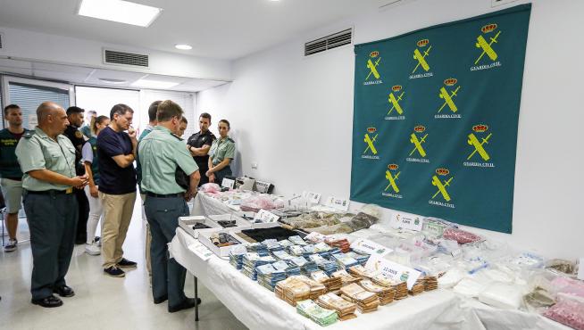 Intervenido en Ibiza el mayor alijo de cocaína rosa en España