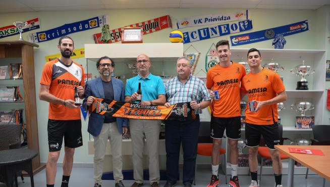 Ambar firma patrocinio con el Voleibol Teruel /2022-09-01/ Foto: Jorge Escudero[[[FOTOGRAFOS]]]