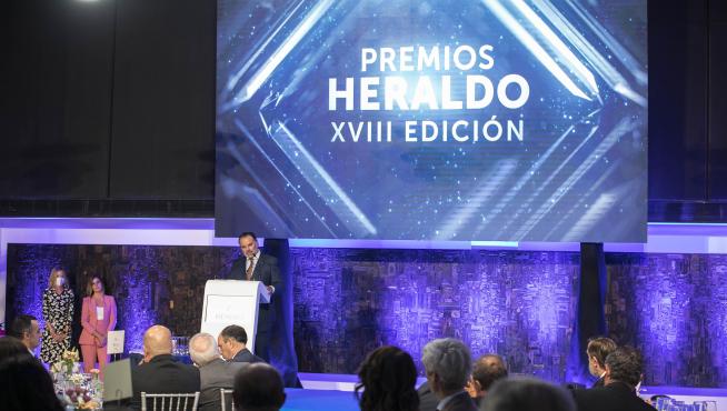 La entrega de los galardones, como el año pasado (en la foto) se realizará en la planta de impresión de Heraldo en Villanueva de Gállego.