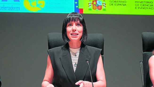 Diana Morant, ministra de Ciencia e impulsora de la Agencia Espacial, esta semana en Sevilla
