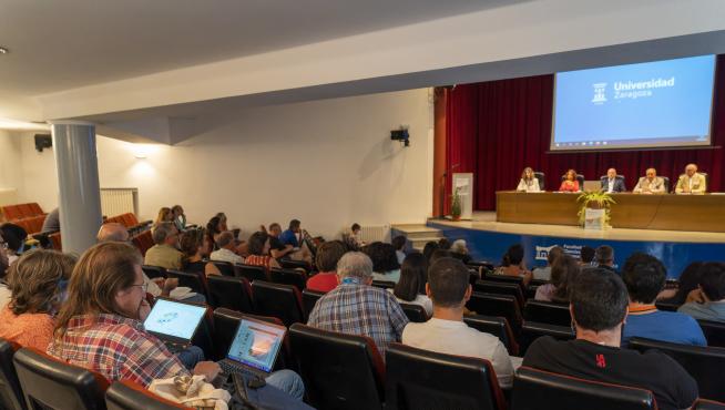Salón de actos del campus de Teruel.