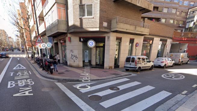 Intersección entre la calle del Arzobispo Soldevilla y la avenida de Madrid.
