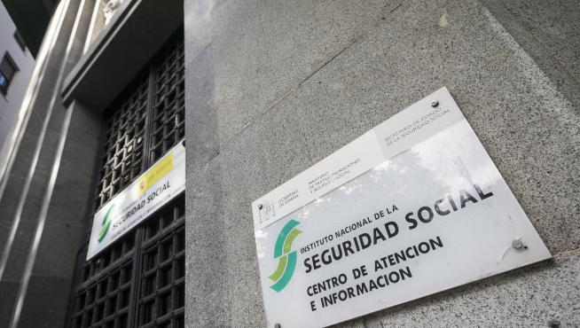 Oficina de información de la Seguridad Social en Zaragoza.