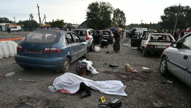 Ataque ruso en Zaporiyia