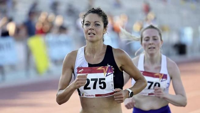 Sara Carnicelli, primera atleta en representar al Vaticano en una prueba multideportiva internacional como los Juegos del Mediterráneo.