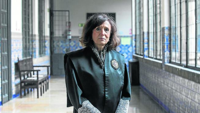 Mª José Hernández Vitoria, presidenta de la Sala de lo Social del Tribunal Superior de Justicia de Aragón.