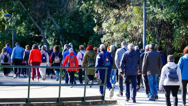 Imagen de una de las andadas celebrada la pasada primavera