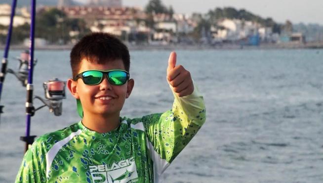 Pedro Romero, de 14 años, el único representante aragonés en el Campeonato de España Mar-Costa.
