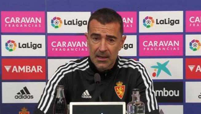 Juan Carlos Carcedo, en la rueda de prensa de este jueves en la Ciudad Deportiva.