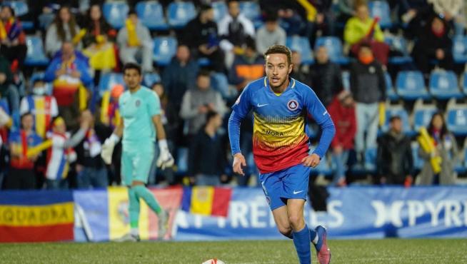 Marc Aguado, en un partido del FC Andorra