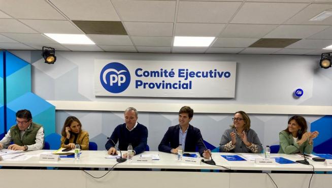 Candidatos PP Zaragoza, Comité Ejecutivo Provincial