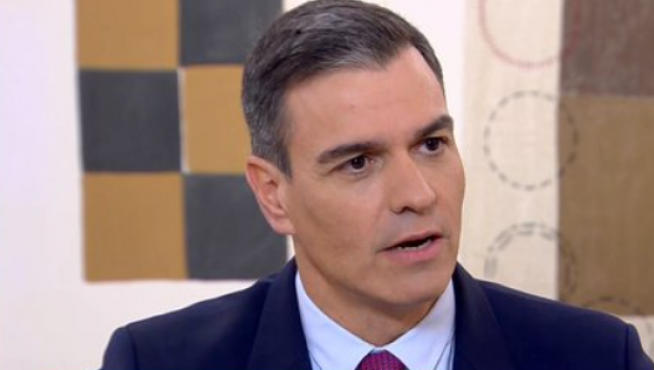 Pedro Sánchez durante su entrevista en LaSexta