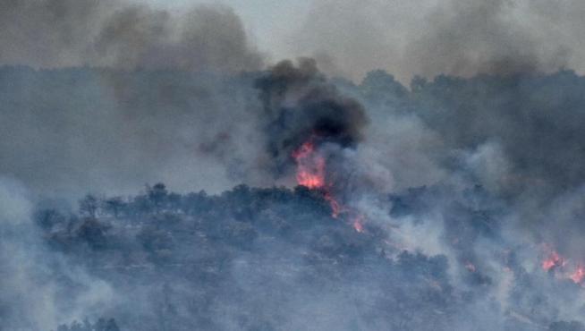 Incendio en Torres del Obispo.